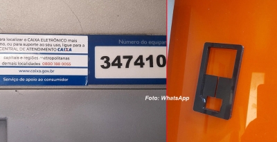 Golpe que travava cartão de clientes da CEF em Marília tinha até 