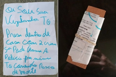 Mulher mantida em cárcere é resgatada após jogar bilhete com pedido de socorro no quintal de vizinha