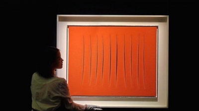 Quadro de Fontana de R$ 5,2 mihões é recuperado após ser esquecido em táxi