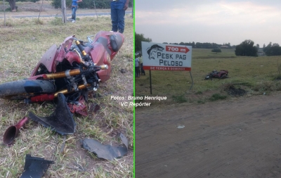 Jovens sofrem grave acidente em vicinal