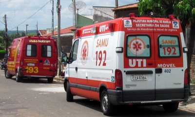 Perigo do cerol: motociclista fica gravemente ferido em Marília