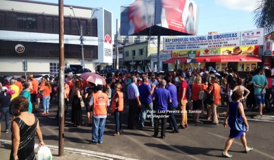 Marília faz protesto contra reforma na Previdência
