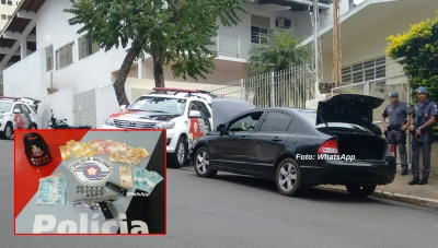 Operação da PM: pistola é apreendida