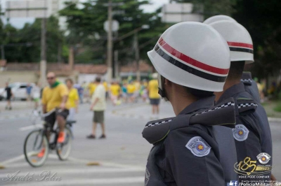 Alckmin exalta trabalho da PM nas manifestações
