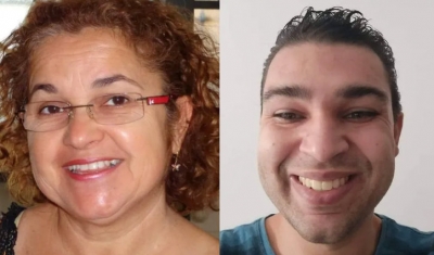 Mãe e filho que foram assassinados a tiros por parente são sepultados