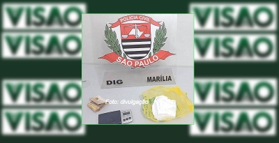 Rapaz procurado por roubo é preso com droga pela DIG