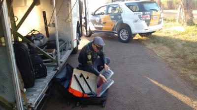 TOR apreende haxixe em fundo falso