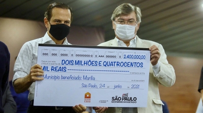 Dória anuncia vinda a Marília para liberação de recursos