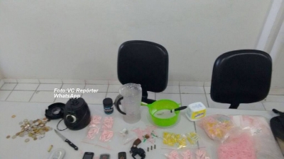 Rapaz que vendia drogas para festas universitárias é preso pela Polícia Militar