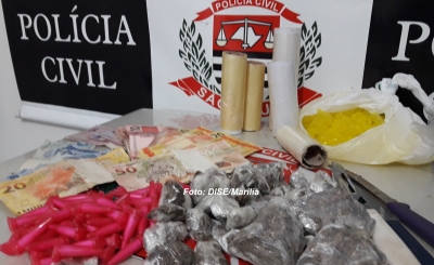 Dupla usa barracão abandonado para guardar drogas e acaba presa pela DISE