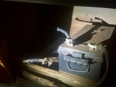 Bateria de veículo da prefeitura é furtada