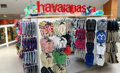 Havaianas inaugura quiosque no Esmeralda Shopping