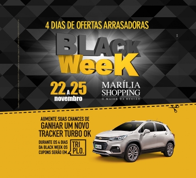 Marília Shopping promove a Black Week