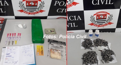 Operação das polícias Civil e Militar de Marília prende traficantes na região