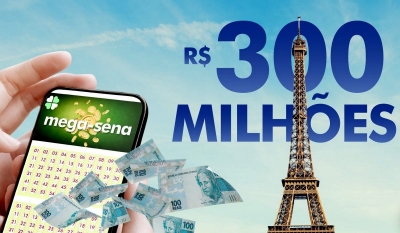 Acumulada, de novo, Mega-Sena deve pagar hoje R$ 300 milhões