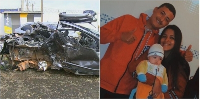 Acidente que matou família e bebê de 5 meses: 