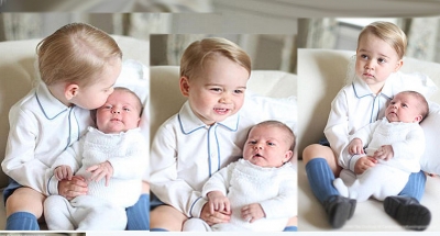Primeiras fotos oficiais da princesa Charlotte