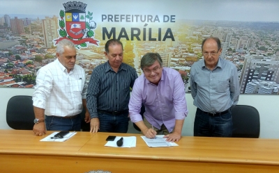 Prefeitura dá ordem de serviço para construção dos dois primeiros Ecopontos em Marília