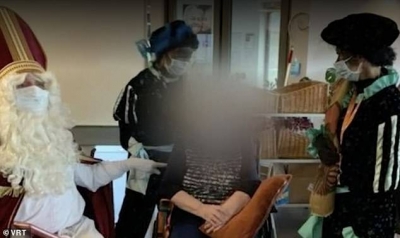 Após visita de Papai Noel com covid, 18 idosos morrem em asilo na Bélgica