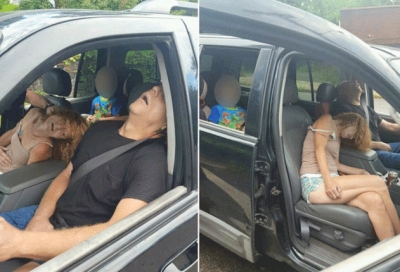 Criança fotografada em carro com avó e namorado desacordados após overdose ganha novo lar