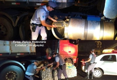 Polícia Rodoviária apreende 430kg de maconha
