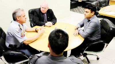 ACIM discute com novo comandante da PM mais segurança no comércio
