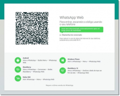 WhatsApp Web ganha nova atualização