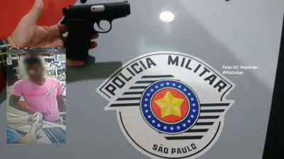 Rapaz é preso momentos antes de praticar novo assalto em Marília