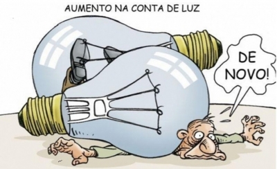 Conta de luz vai aumentar, 