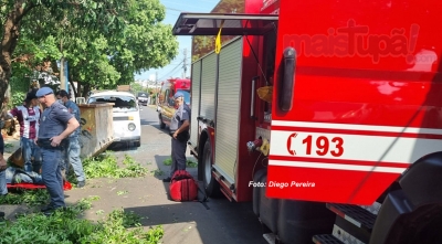 Veículo descontrolado e sem motorista atropela duas pessoas