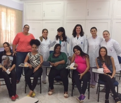 Reunião de Gestantes na Maternidade Gota de Leite