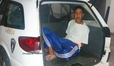 PM captura autor de homicídio na zona oeste