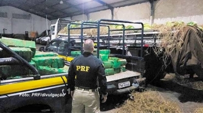 Caminhoneiro da região é preso com 1 tonelada de maconha no Rio de Janeiro