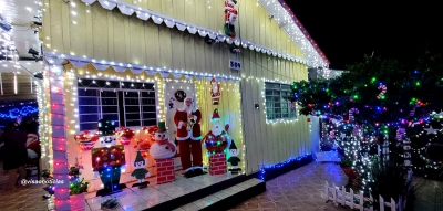 Casa do Papai Noel atrai centenas de visitantes em Marília