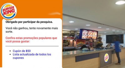 Cuidado! Golpe de cupom falso do Burger King se espalha pelo WhatsApp
