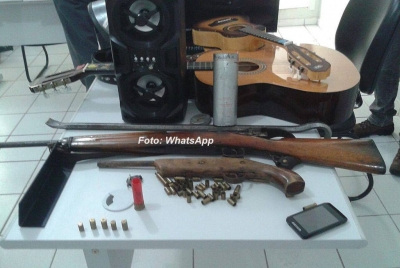 PM apreende moto e vários objetos furtados