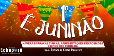 Echaporã realiza 1º É Juninão neste fim de semana e terá show com César e Paulinho