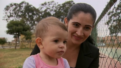 Mulher descobre que filha de 1 ano está com 