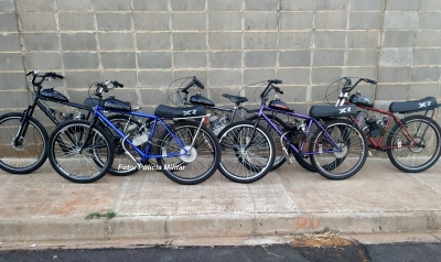 Polícia Militar apreende bicicletas motorizadas com menores em Marília