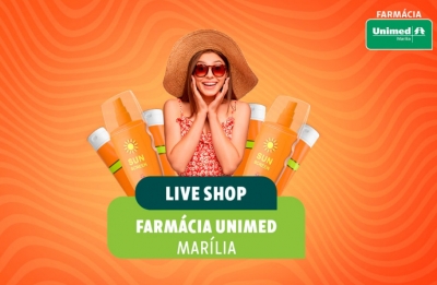 Quinta edição Live Shop da Farmácia Unimed Marília acontece nesta quinta