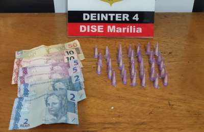 Dise prende homem com drogas e dinheiro na zona norte de Marília