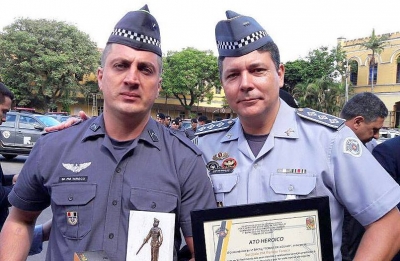 PM de Marília é homenageado por ato heróico em solenidade na ROTA