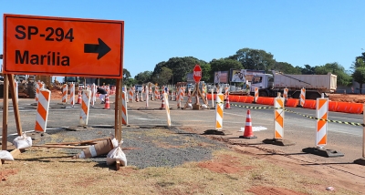 Obras de duplicação da SP-294 em Marília são apresentadas à secretário estadual