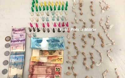 Olheiro do tráfico dá uma de valentão contra policiais, mas acaba preso