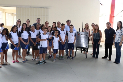 Prefeito Daniel Alonso inaugura reforma e ampliação  da Emef Paulo Freire e participa da formatura