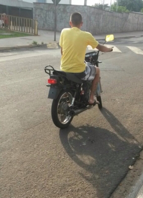 Moto é encontrada após foto no Whats App