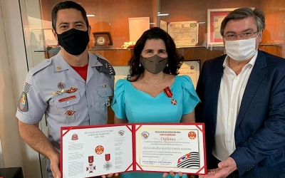 Selma Regina Alonso recebe 