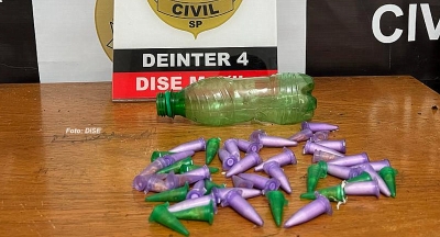 Traficante esconde drogas em garrafa PET. Deu certo? 