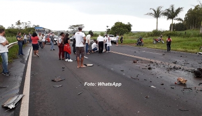 Acidente envolvendo caminhonetes deixa dois feridos, na região