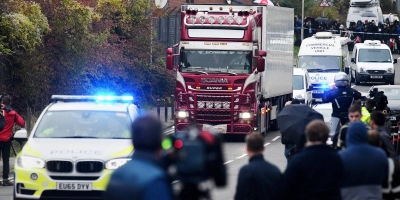 Os 39 mortos achados em caminhão no Reino Unido são de nacionalidade chinesa